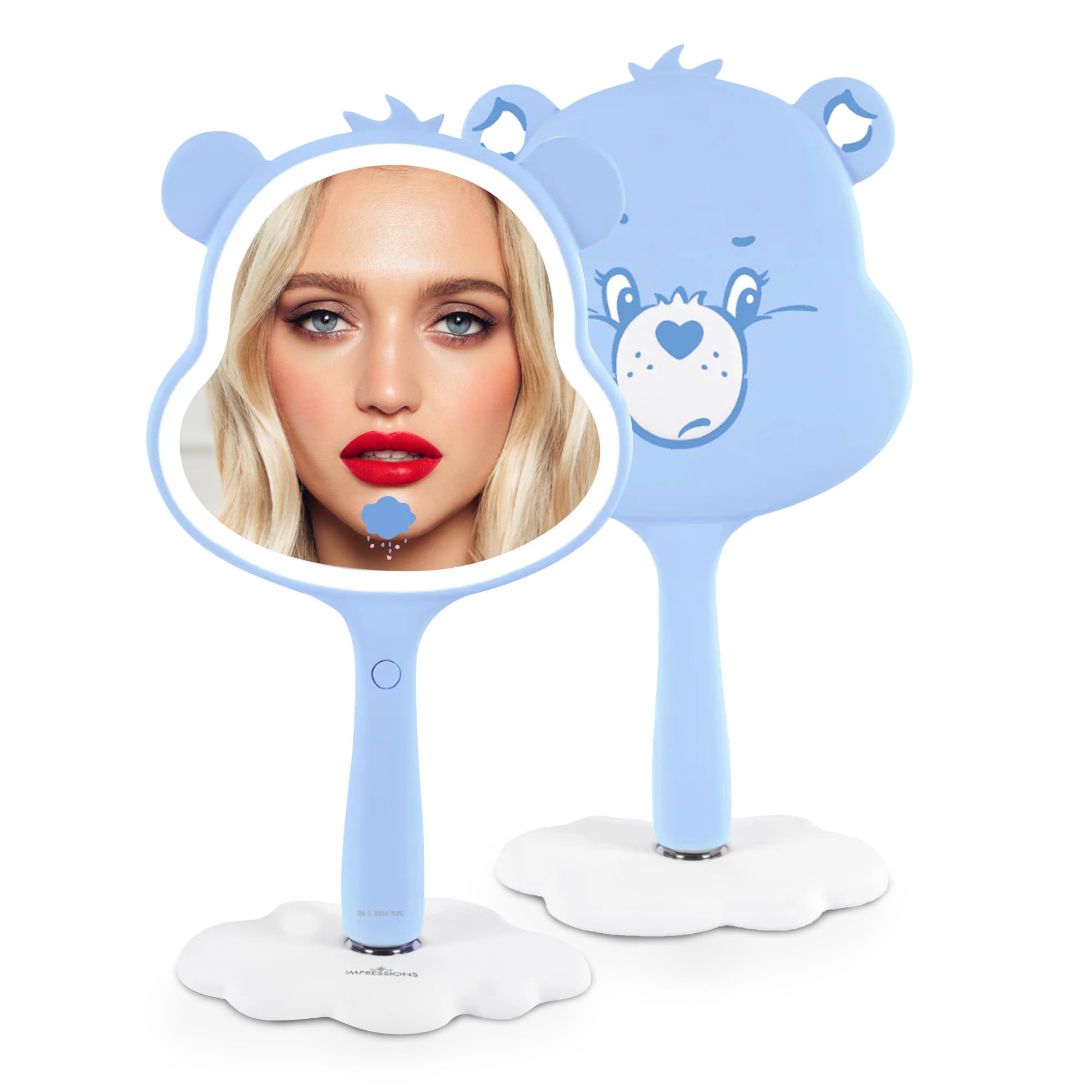 メイク道具・化粧小物 CLAUSTRUM GLANCE MIRROR Amazon.com: Impressions Vanity Care Bears Grumpy LED Handheld
